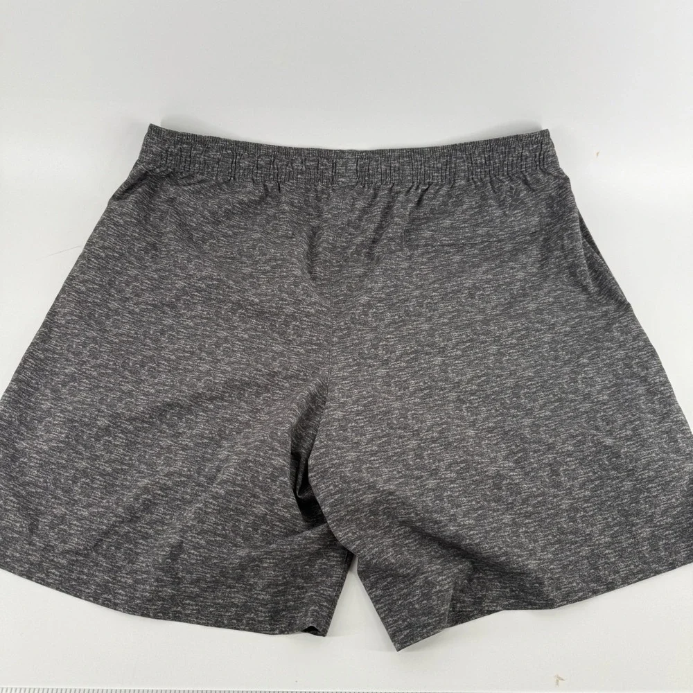 Chubbies Mens XL Grey Heathered 7 Inch Inseam Lined Athletic Gym Shorts